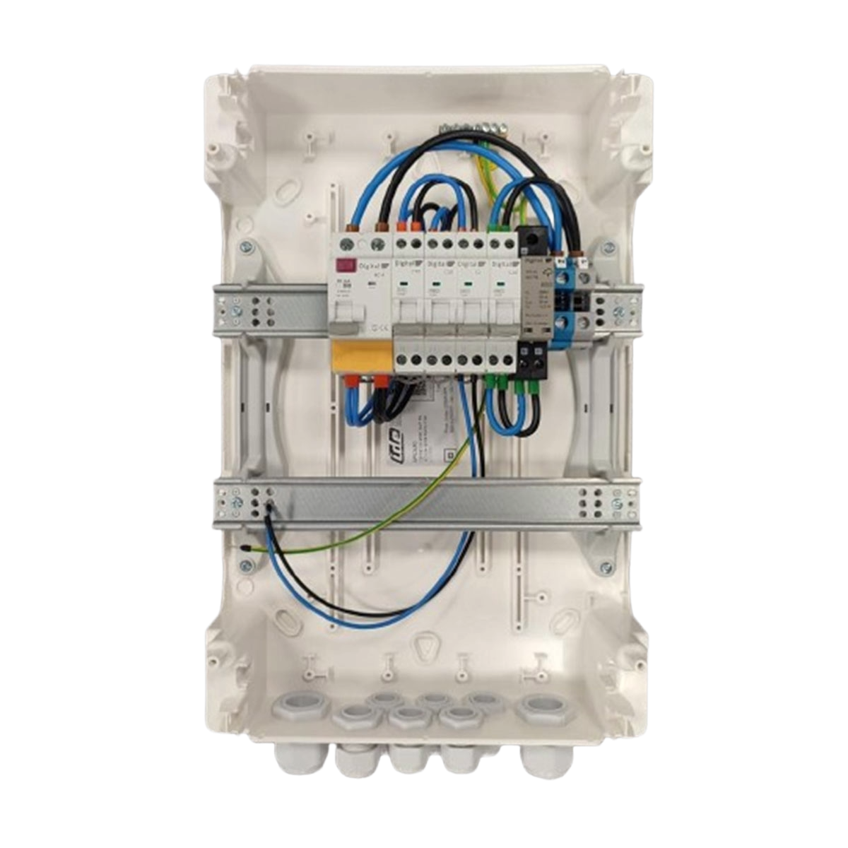 Coffret de Protection AC 9 Kw Monophasé - WA - (Avec emplacement passerelle)