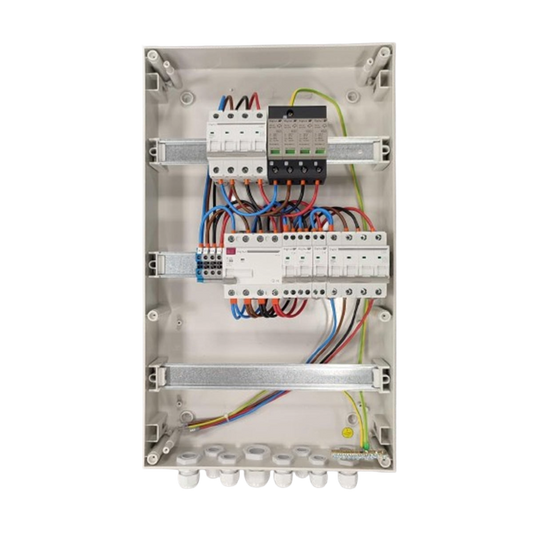 Coffret de Protection AC 9 Kw Triphasé (3 onduleur monophasé) - WA - (Avec emplacement passerelle)