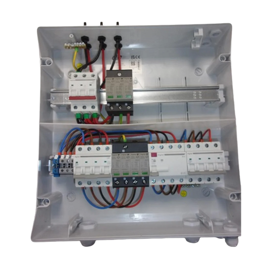 Coffret de Protection PV Duo AC-DC - 9Kw Triphasé - 2 Strings - WA