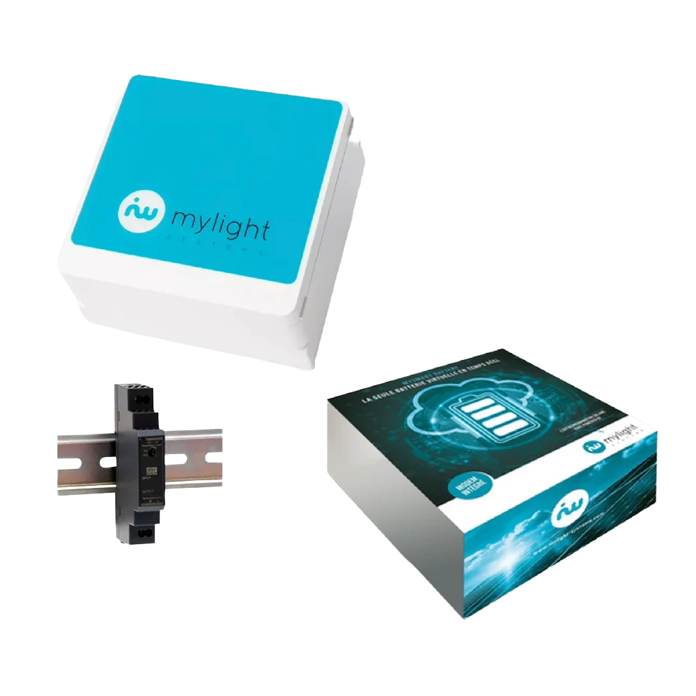Kit Triphasé Batterie Virtuelle MyLight X (sans protections PV) Pour Tous Types d'installations Photovoltaïques Triphasées - Installation et Parametrage par un de nos partenaires agréés Inclus