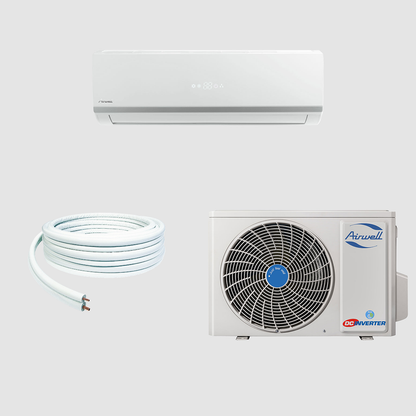 Kit Monosplit Airwell Aura 3,2 / 3,4 Kw (Unité Extérieure + Intérieure) + Liaison Frigorifique