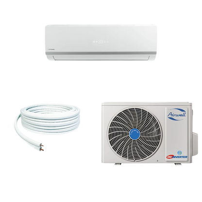 Kit Monosplit Airwell Aura 3,2 / 3,4 Kw (Unité Extérieure + Intérieure) + Liaison Frigorifique