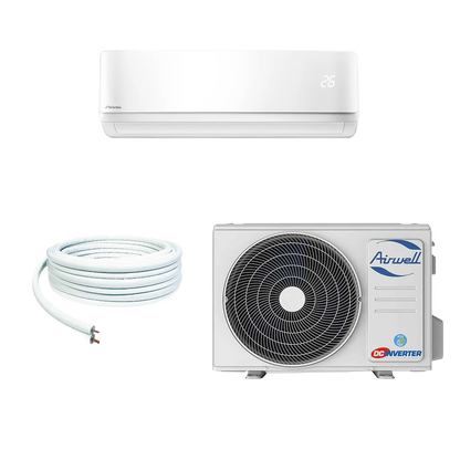 Kit Monosplit Blanc Airwell Harmonia 5,27 / 5,57 Kw (Unité Extérieure + Intérieure Blanc) + Liaison Frigorifique