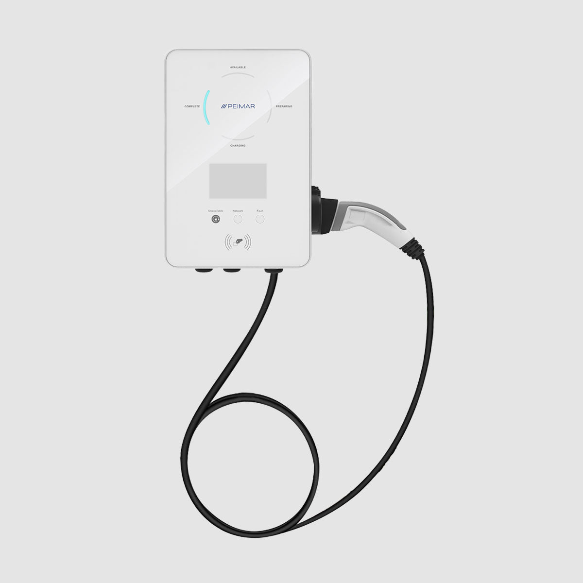 Borne de Recharge Monophasé Peimar - 7,2 Kw RFID + WIFI - Avec câble de connexion