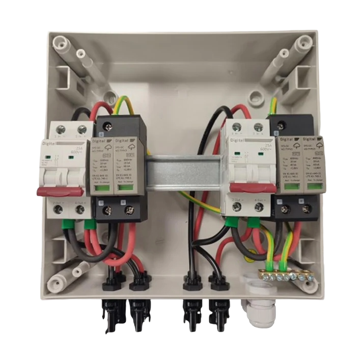 Coffret DC 1 String Tracker 1 + 1 String Tracker 2 - 25A - 600VDC