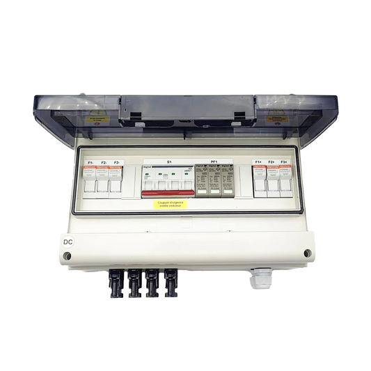 Coffret DC 3 Strings - Protection Fusilble 8A - Sectionneur 40A - 1000VDC