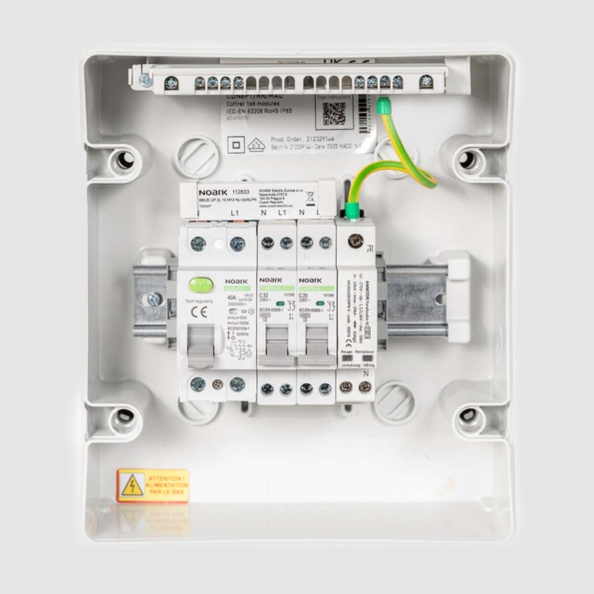 Coffret de Protection AC 3-6 Kw Monophasé Standard