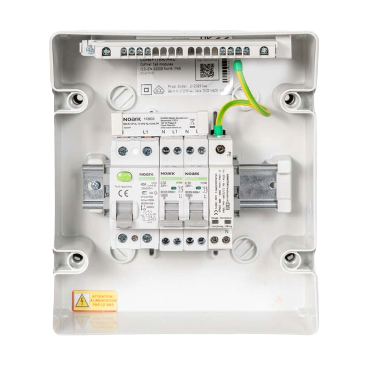 Coffret de Protection AC 3-6 Kw Monophasé Standard