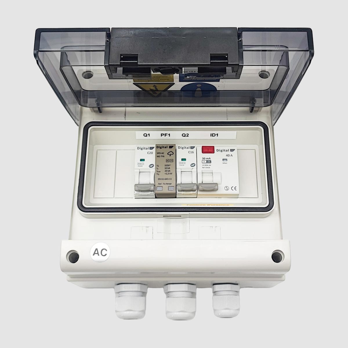 Coffret de Protection AC 3 Kw Monophasé - WA