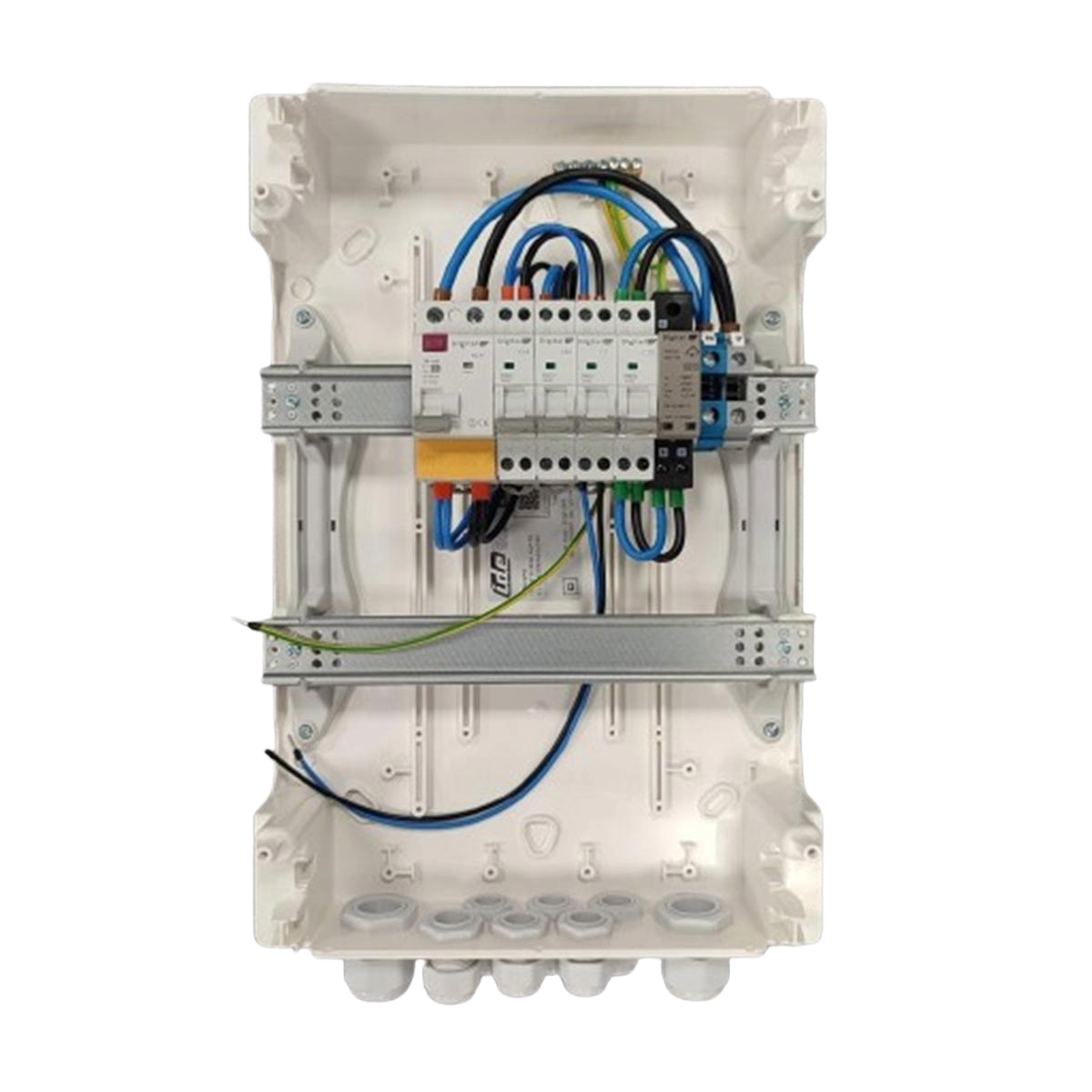 Coffret de Protection AC 6 Kw Monophasé - WA - (Avec emplacement passerelle)