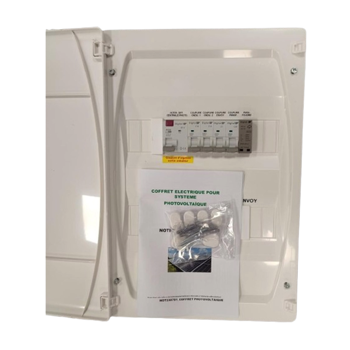 Coffret de Protection AC 6 Kw Monophasé - WA - (Avec emplacement passerelle)