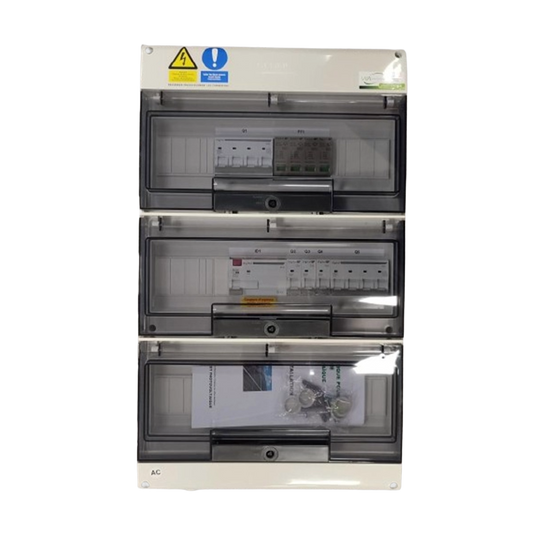 Coffret de Protection AC 9 Kw Triphasé (3 onduleur monophasé) - WA - (Avec emplacement passerelle)