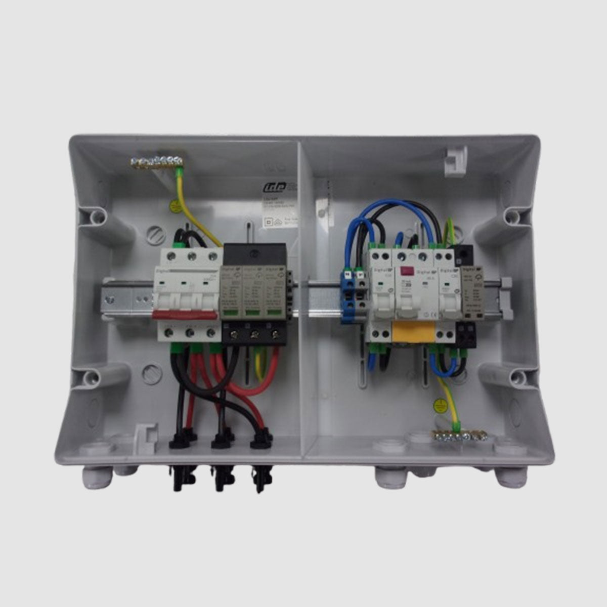 Coffret de Protection PV Duo AC-DC - 6Kw Monophasé - 1 String - WA