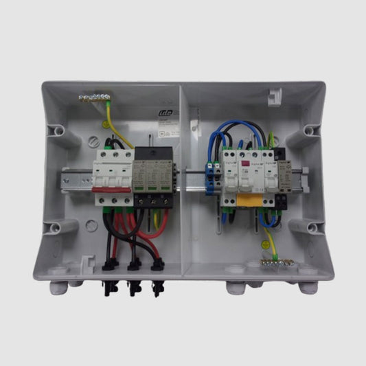 Coffret de Protection PV Duo AC-DC - 6Kw Monophasé - 1 String - WA