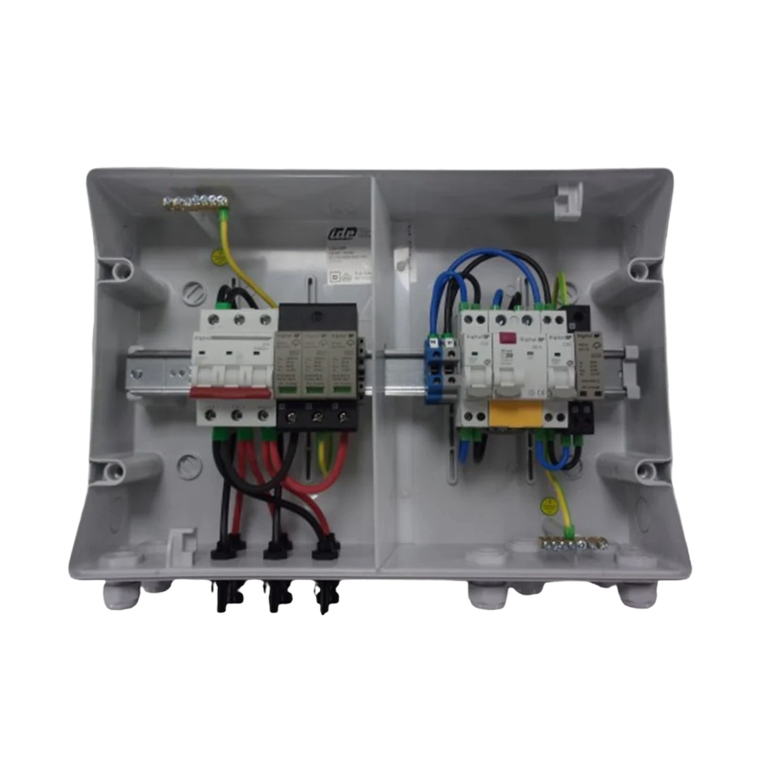 Coffret de Protection PV Duo AC-DC - 6Kw Monophasé - 1 String - WA