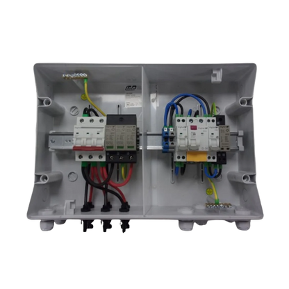 Coffret de Protection PV Duo AC-DC - 6Kw Monophasé - 2 Strings - WA