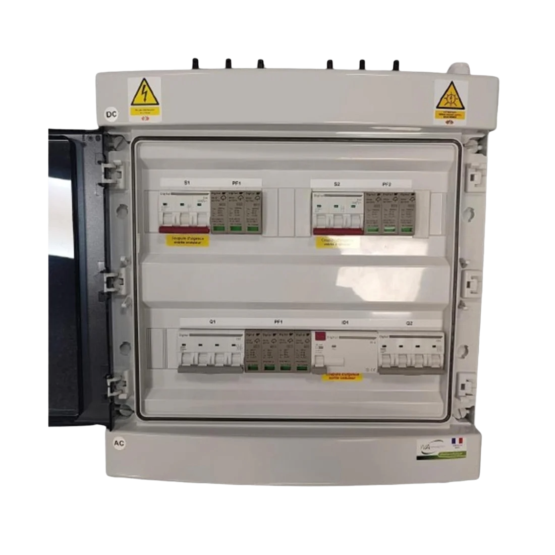 Coffret de Protection PV Duo AC-DC - 9Kw Triphasé - 2 Strings / 2 MPPT - WA