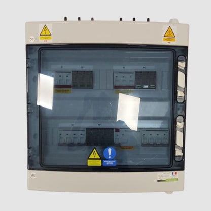 Coffret de Protection PV Duo AC-DC - 9Kw Triphasé - 2 Strings 2MPPT + 2 Strings 1MPPT - WA