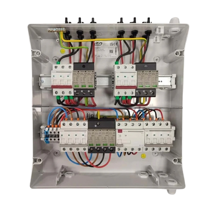 Coffret de Protection PV Duo AC-DC - 9Kw Triphasé - 2 Strings 2MPPT + 2 Strings 1MPPT - WA