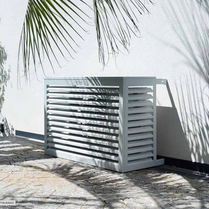 DECOCLIM Cache Clim Alu Blanc - Taille L - (Large)