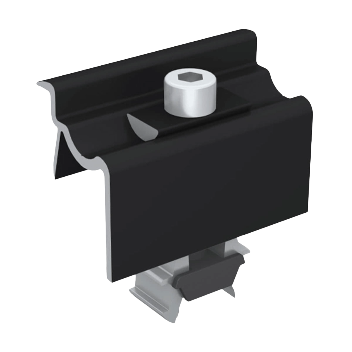 K2 Bride de fin pour fixation Panneaux One End Black
