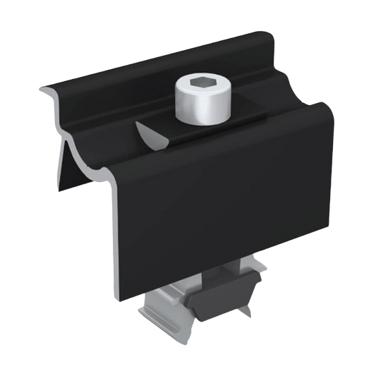 K2 Bride de fin pour fixation Panneaux One End Black