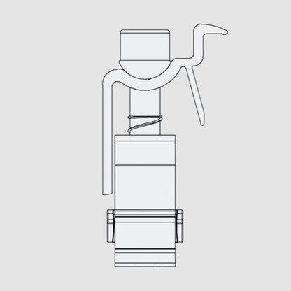 K2 Bride de fin pour fixation Panneaux One End Black