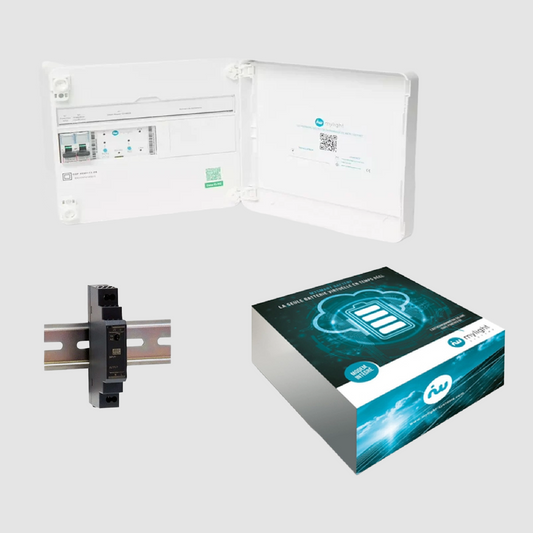 Kit Monophasé Batterie Virtuelle MyLight X (sans protections PV) Pour Tous Types d'installations Photovoltaïques Monophasées - Installation et Parametrage par un de nos partenaires agréés Inclus