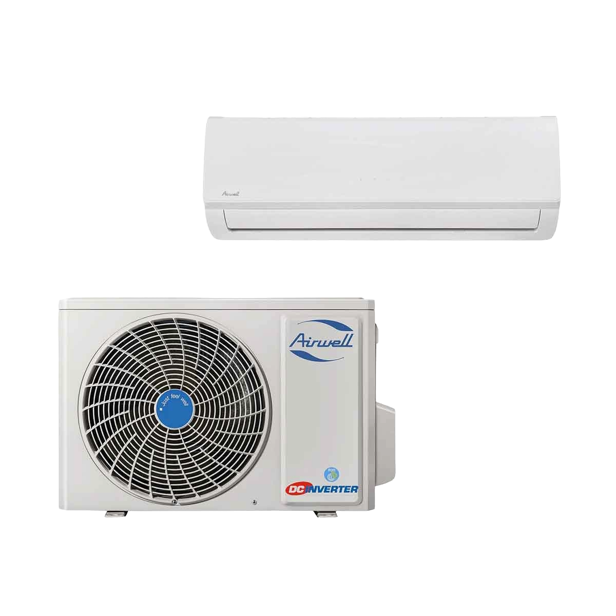 Kit Monosplit Airwell Aura 2,64 / 2,93 Kw (Unité Extérieure + Intérieure) sans Liaison Frigorifique