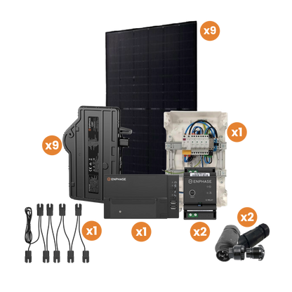 Kit Photovoltaique Monophasé - Micros Onduleurs Enphase