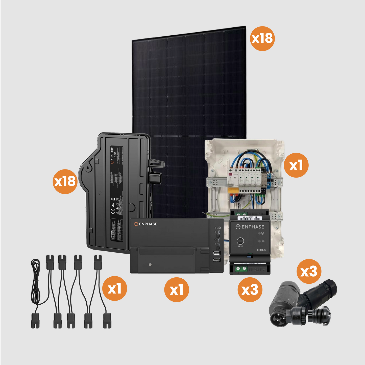 Kit Photovoltaique Monophasé - Micros Onduleurs Enphase