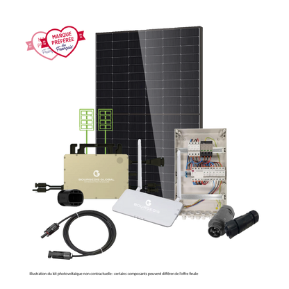 Kit Photovoltaïque Triphasé Bourgeois Global - Elu Marque préféré des Français 2023 et 2024