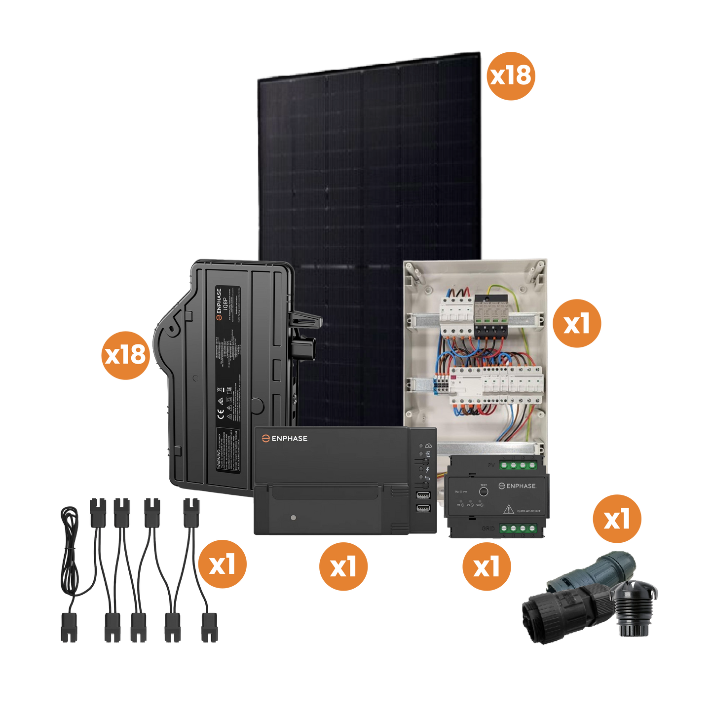 Kit Photovoltaique Triphasé - Micros Onduleurs Enphase