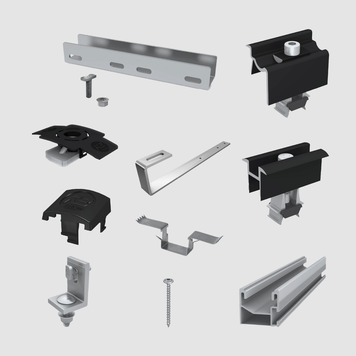 Kit Structure K2S - Toiture Ardoise - Pour Panneaux Photovoltaïques