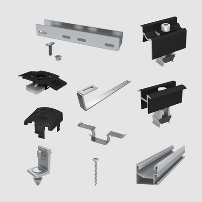 Kit Structure K2S - Toiture Ardoise - Pour Panneaux Photovoltaïques