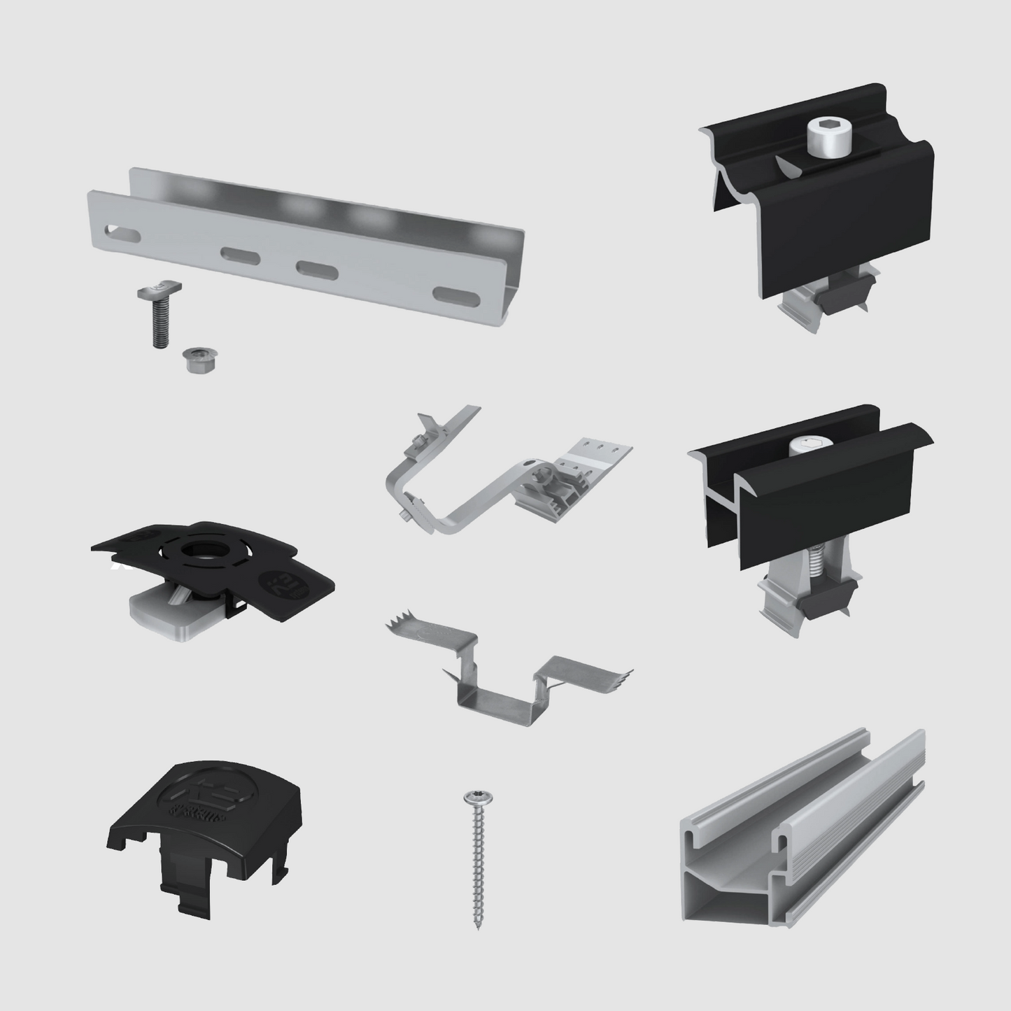 Kit Structure K2S - Tuile Classique - pour Panneaux Photovoltaïques