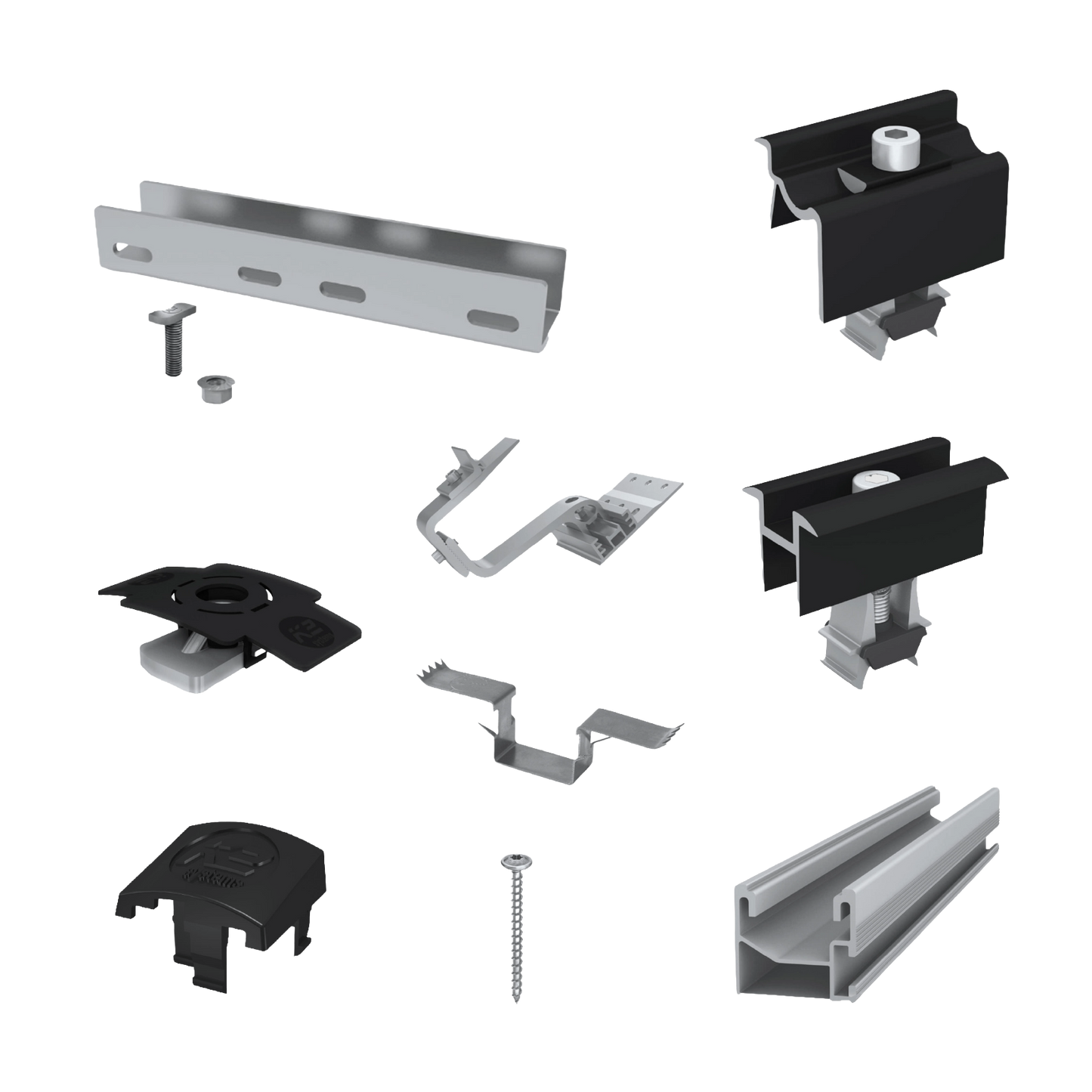 Kit Structure K2S - Tuile Classique - pour Panneaux Photovoltaïques