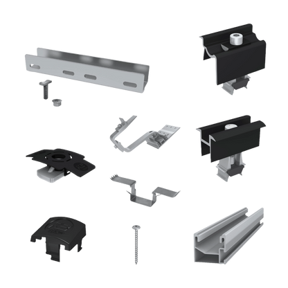 Kit Structure K2S - Tuile Classique - pour Panneaux Photovoltaïques