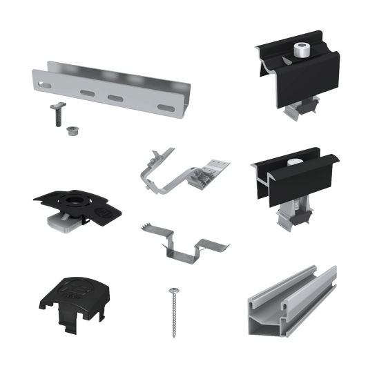 Kit Structure K2S - Tuile Classique - pour Panneaux Photovoltaïques