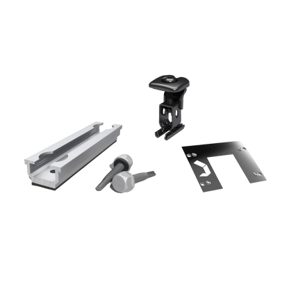 Kit Structure Renusol - Toiture Bac Acier (Paysage) - Pour Panneaux Photovoltaïques