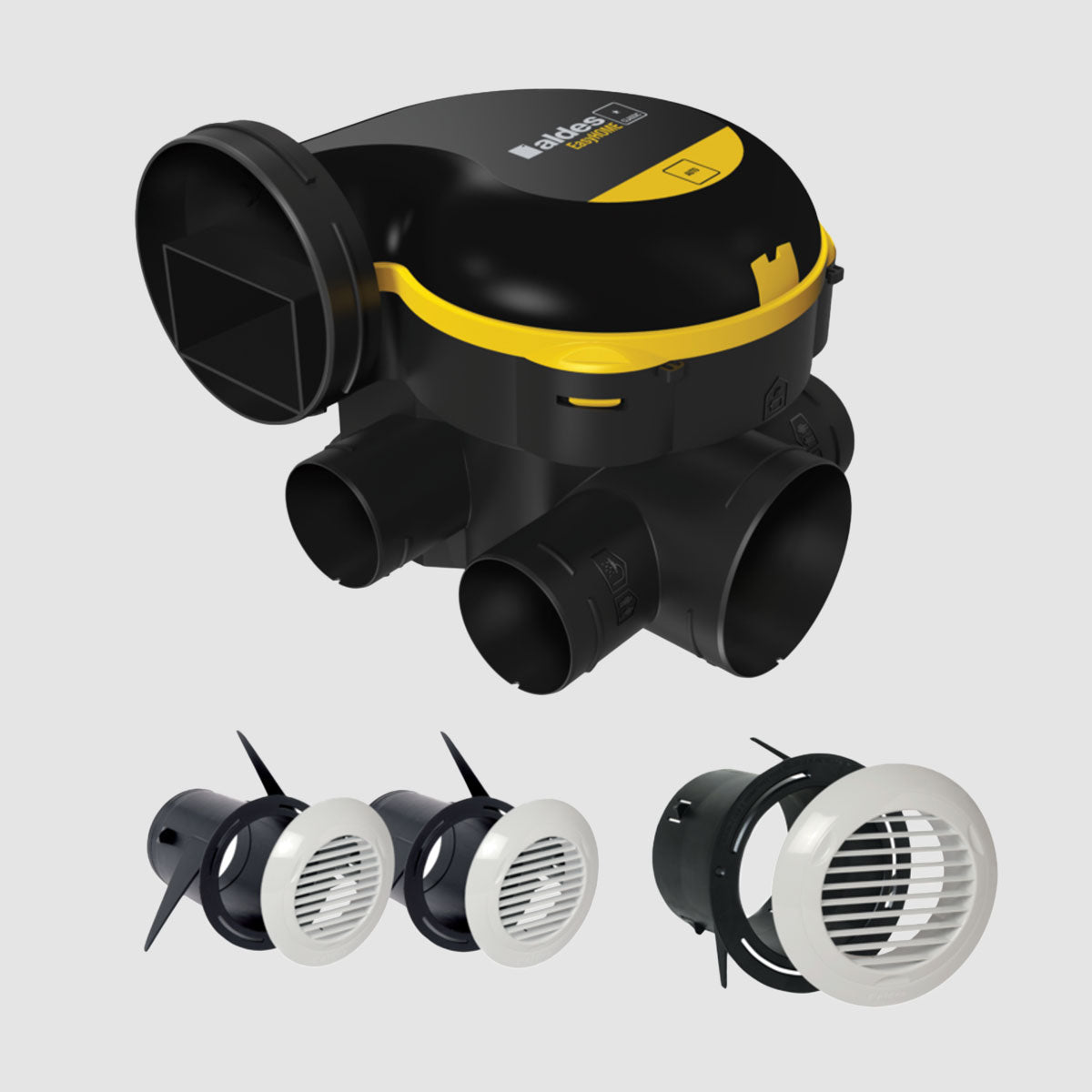 Kit VMC Simple Flux Aldes EasyHome Auto Combles + 3 Grilles Bip