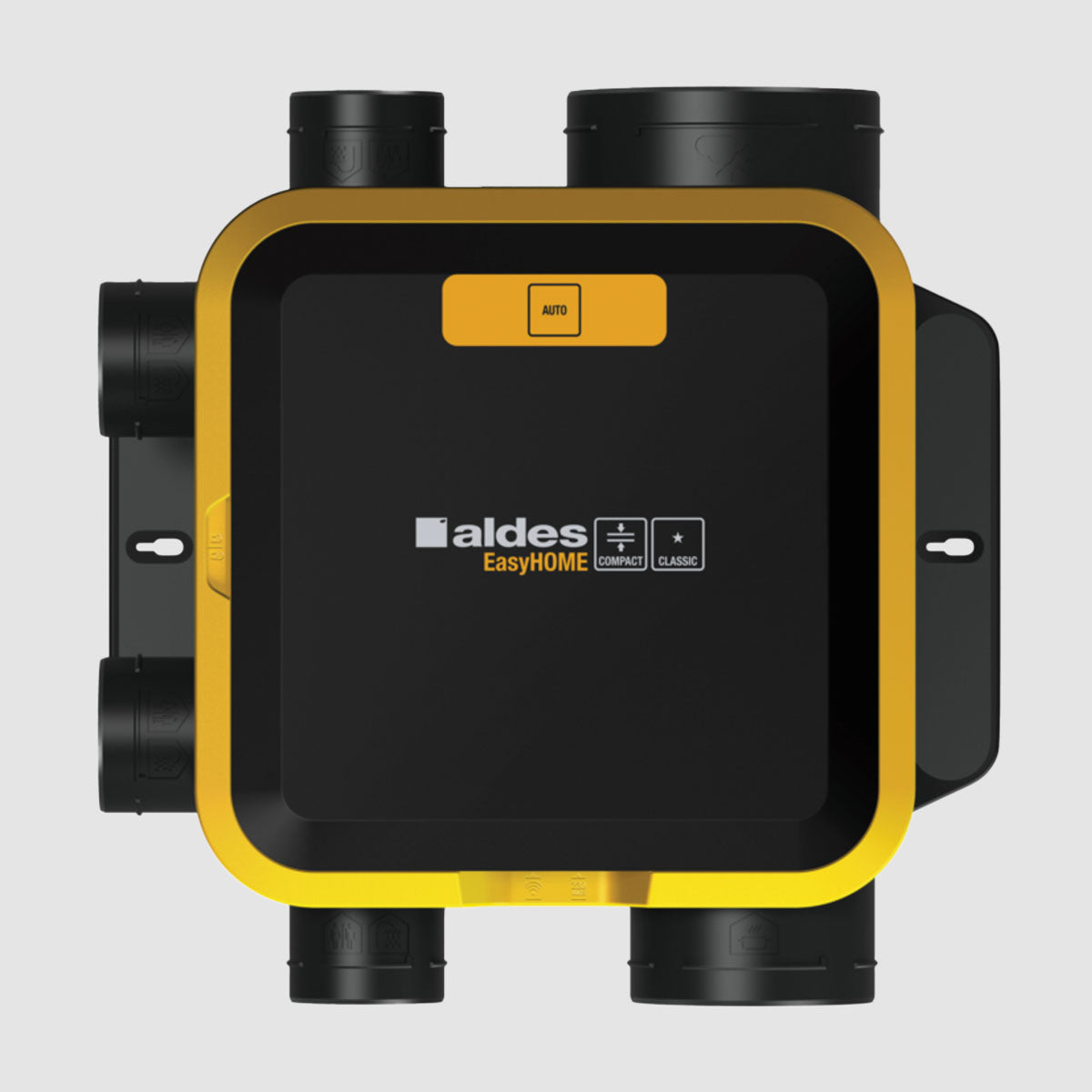 Kit VMC Simple Flux Aldes EasyHome Auto Compact + 3 Grilles Bip