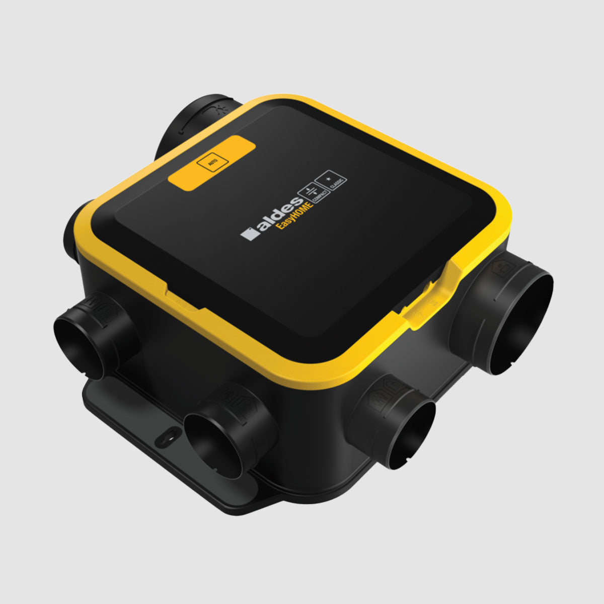 Kit VMC Simple Flux Aldes EasyHome Auto Compact + 3 Grilles Bip