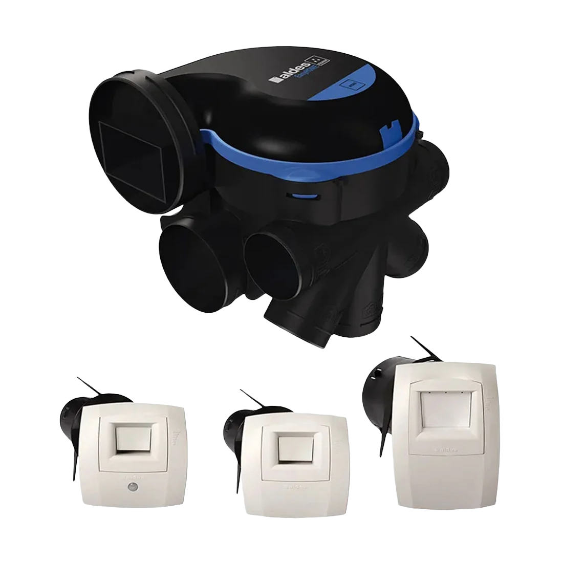 Kit VMC Simple Flux Aldes EasyHome Hygro Compact Premium Micro Watt MW