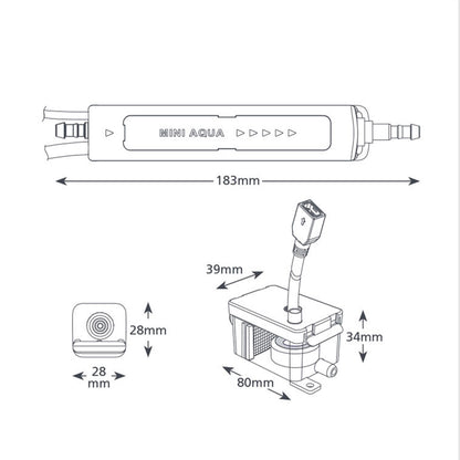 Pompe de relevage pour condensats ASPEN Mini Aqua (Bleu) Ultra Fine